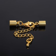 Castle Castle (set of 5 pcs.), 12 × 7mm with an extension cord and squeezing round endings of 9 × 5 mm (internal 4 mm)