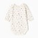 Body baby with a long sleeve, the color is white/stars, height 80