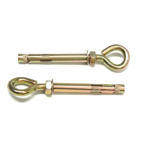 Anchor bolt of scrap, with a ring, galvanized, 12x100 mm, 25 pcs-4
