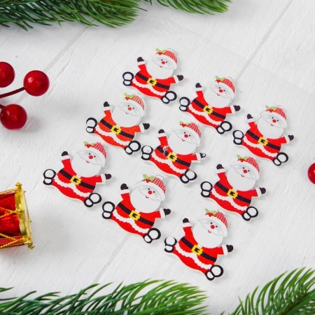 New Year's decor-tickle "Funny grandfather", a set of 9 pcs.-2