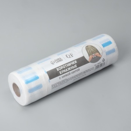 Paper collars with sticky tape, 85 pcs in roll-2