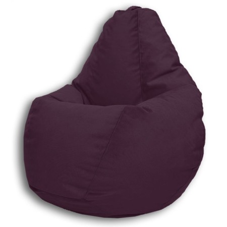 The hand-bag “pear” is positive karate, size m, diameter 70 cm, height 90 cm, velor, purple color-1