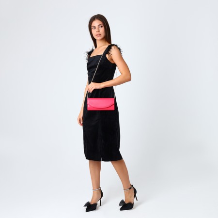 Female bag on magnet, color fuchsia-6