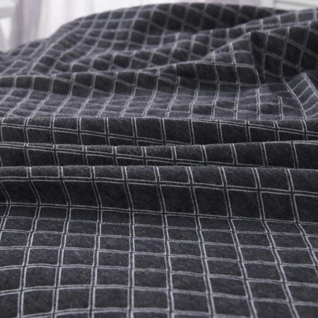 Grand cover, size 220x240 cm, dark gray color-6
