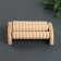 Feet massage "Drum", 3 rollers with spikes, wooden, 11.5 × 7.7 × 3.5 cm
