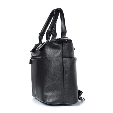 Female bag, artificial leather, 385x220x140 cm, black-3