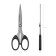 Scissors 16 cm, Erichkrause Top Model, with an increased thickness of blades, black