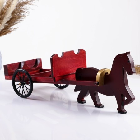 Mini-bar/stand for a bottle chariot, for 2 bottles of 38 x 15.5 x 11 cm-1