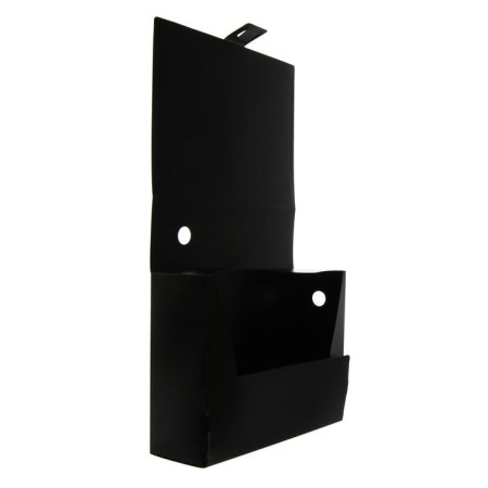 A4 archive folder, spine 100 mm, calligrata, plastic, cut fastener, black, up to 900 sheets-2