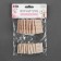 Flasp for a bra, 3 rows 2 hooks, 3.3 × 2.8 cm, 3.3 × 5 cm, 10 pcs, beige color