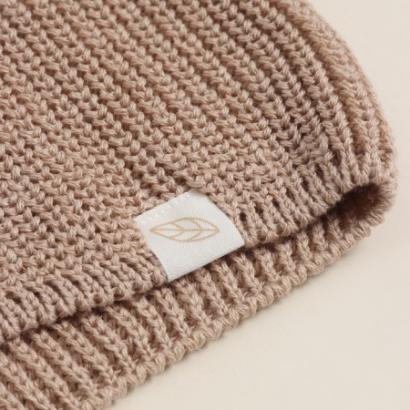 Knitted cardigan with a hood SL Home, r.68-74 cm, sand-3