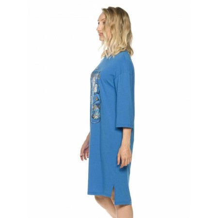Female dress, size Xs, blue color-1