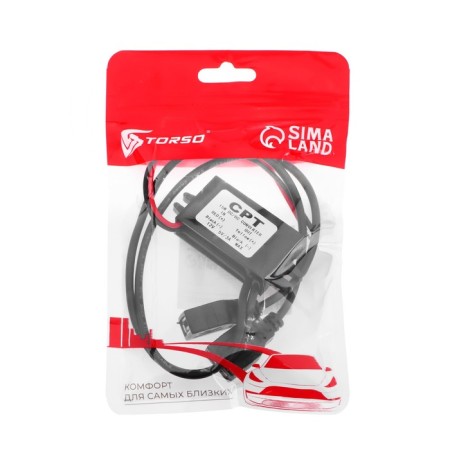 TORSO voltage converter, 12 - 5 V, 2 USB, 3 A-4