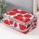 Casket for needlework "Red poppies on white" 24x16x11 cm