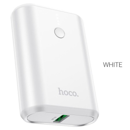 External battery Hoco Q3, 10,000 mAh, USB, USB-C, 3 A, PD 20W + Qc3.0, white-3