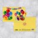 Interactive congratulatory postcard "Happy Birthday", cat, 16 x 11 cm