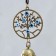 Music of wind metal "Tree" from the evil eye 5 bells 38 cm
