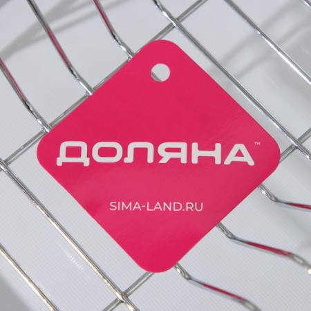 Сушилка для посуды с поддоном Доляна, 38,5×21,5×12,5 см, цвет МИКС-7