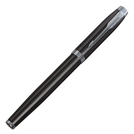 Feature handle Parker Im Core F321 Dark Espresso CT, stainless steel case, blue ink, in a gift bag-3