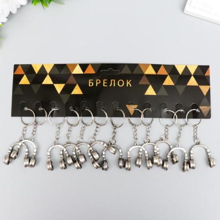 Trick Metal "Headphones" silver 3.5x3.1 cm-2