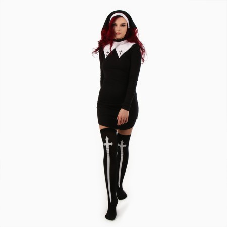Carnival set "Monashka" Helper, collar, stockings-5