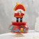 New Year. Musical souvenir "Nutcracker", three red, manual painting