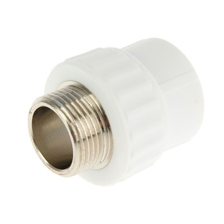 Combined clutch valfex, d = 20 mm x 3/4 ", outer thread, polypropylene