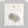 Decor Metal for creativity "Printing Press. King" 3x3 cm