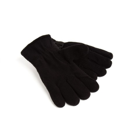 Women's gloves minku, two -layer, col. Black, rr 24 cm-1