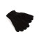 Women's gloves minku, two -layer, col. Black, rr 24 cm