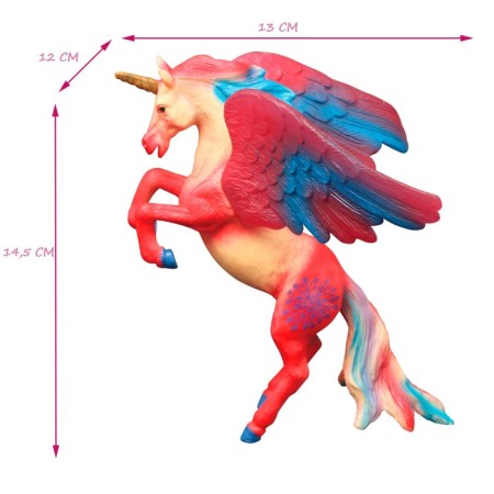 Figure "World of Fantasy: Red Unicorn with Wings"-2