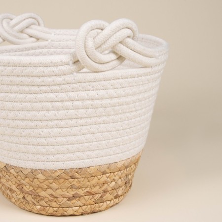 SL Home storage baskets, wicker, handmade, 3 pcs: 24 × 21 × 17 cm, 30 × 25 × 22 cm, 35 × 30 × 27 cm-3