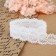 Capricon lace, 25 mm × 10 ± 1 m, white color