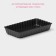 Baking uniform "Called rectangle", 12 × 6.5 cm, removable bottom, anti -stick coating, black color