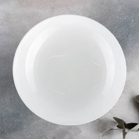 Porcelain vase for fruit Wilmax Olivia, 24 × 11.5 cm, white color-1