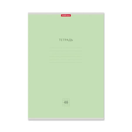 A4 notebook, 48 sheets in the cage on the Erichkrause "Classic", cover coated cardboard, offset unit, whiteness 100%, mix-2