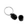 Address - capsule for a note, 2.2 x 1.3 cm, black