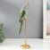 Polystone souvenir "Two green parrots on a bit" 26x10x12 cm