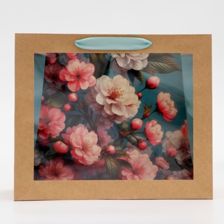 PVC package window, "flowers", 31 x 11 x 26 cm-1