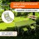 A set of tourist furniture Maclay: table, 4 stools, lighting color