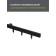 Cornice profile aluminum Facile Standard 280 cm, black color