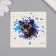 Tattoo on the body color "watercolor. Panther" 6x6 cm