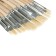 Set of brushes stitch 12 pieces: No. 1, 2, 3, 4, 5, 6, 7, 8, 9, 10, 11, 12, flat