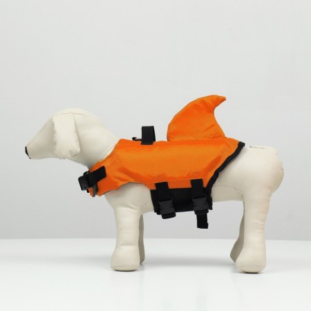 Shark life vest for dogs 9-23 kg, size M (DS 30, OG 41-52, Osh 40-48 cm)-1