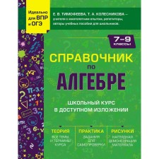 Handbook of algebra for grades 7-9. Timofeeva E.V., Kolesnikova T.A.