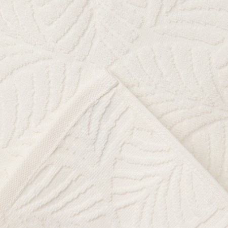 Tainted towel "Palma", white color, 70x130 cm, cotton, 450g/m-3