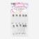 Drilling engines, curved, 38 mm, 10 pcs, silver color