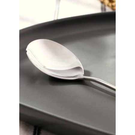 Spoon of stainless steel magistro Elegance, length 20.5 cm, suspension, thickness 2 mm, silver color-2