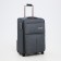 Small 20 suitcase, a lightning department, code lock, 3 wheels, 2 outer pockets, color gray color