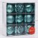Set of balls plastic D-6 cm, 9 pcs "Trilate" Green